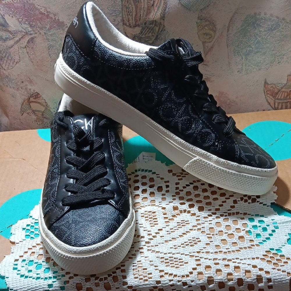 CK Black and White Sneakers